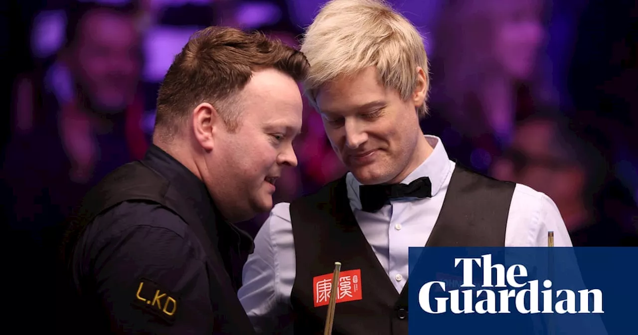 Shaun Murphy misses out on 147 in victory over Neil Robertson at Masters