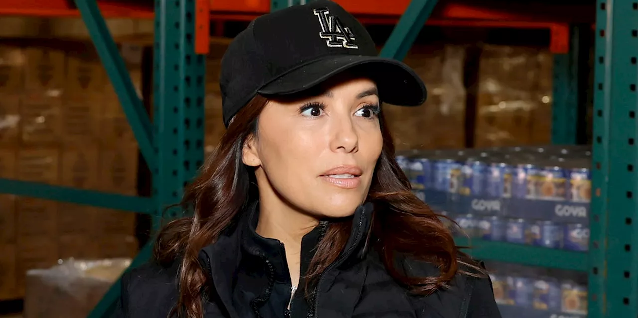 Eva Longoria Supports Los Angeles Wildfire Victims