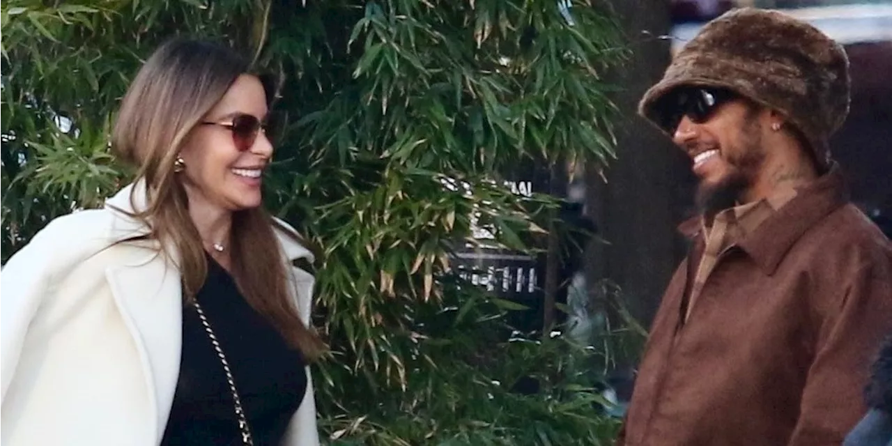 Sofía Vergara and Lewis Hamilton Get Flirty on a New York City Lunch Date