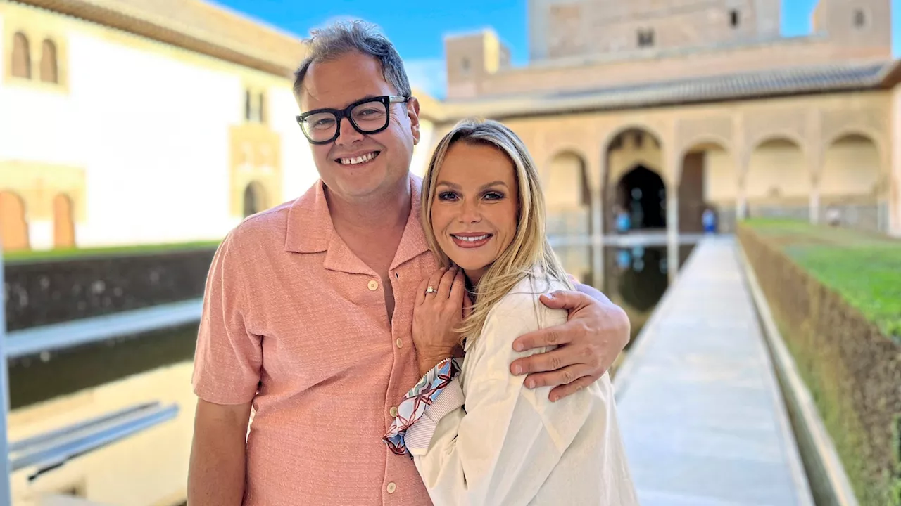 Alan Carr and Amanda Holden: ‘We match each other drink for drink’