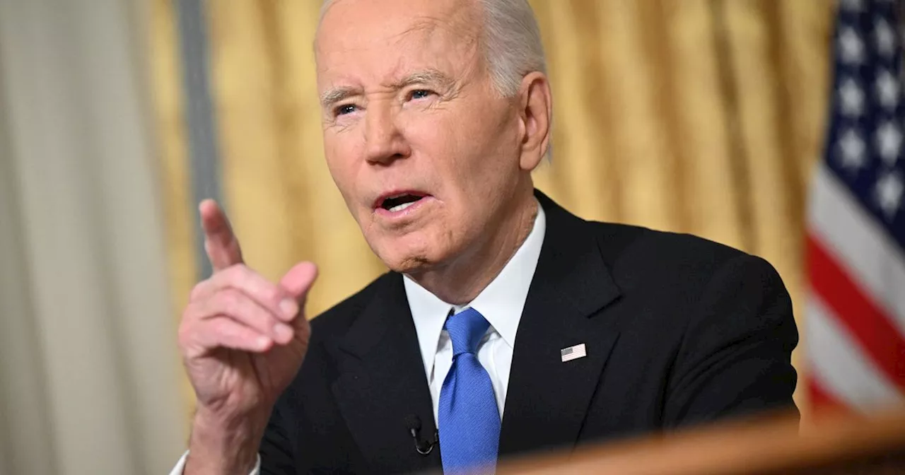 Biden Warns of 'Oligarchy' Threatening Democracy in Final Oval Office Address