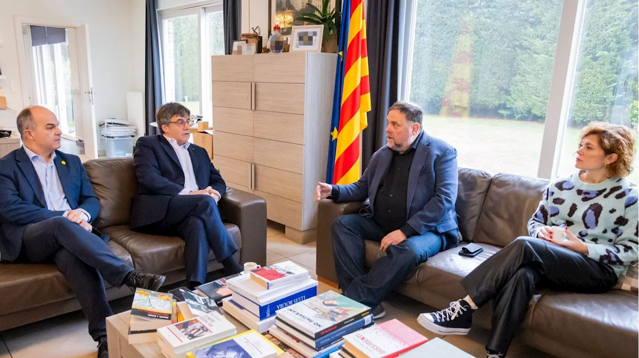 Junqueras y Puigdemont acuerdan iniciar una 'nueva etapa' entre ERC y Junts