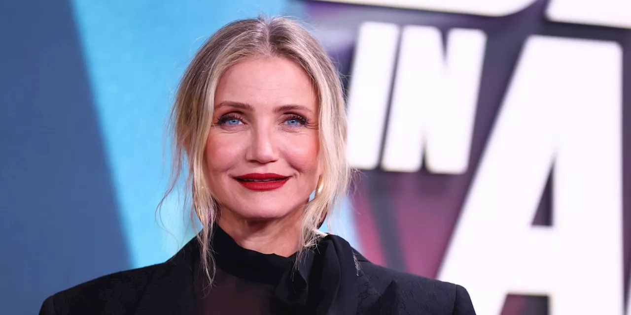 Cameron Diaz Channels Cool Girl Vibes on the Red Carpet for 'Back in Action'