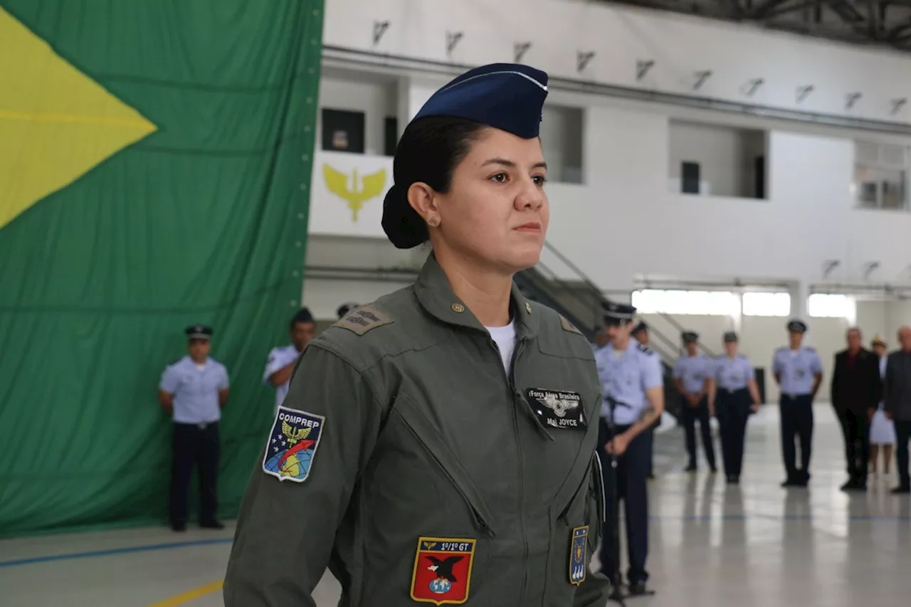 Primeira Mulher a Comandar Unidade Aérea na FAB: Major Joyce de Souza Conceição