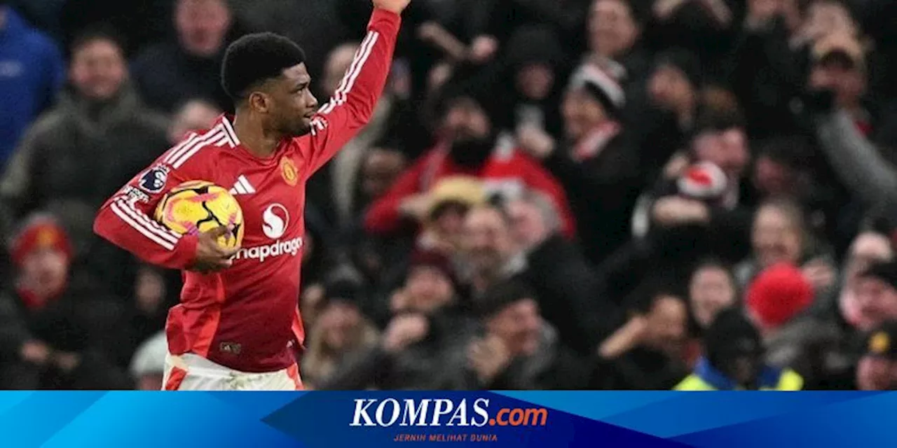 Amad Diallo Cetak Trikhatrik, Manchester United Raih Kemenangan 3-1 atas Southampton