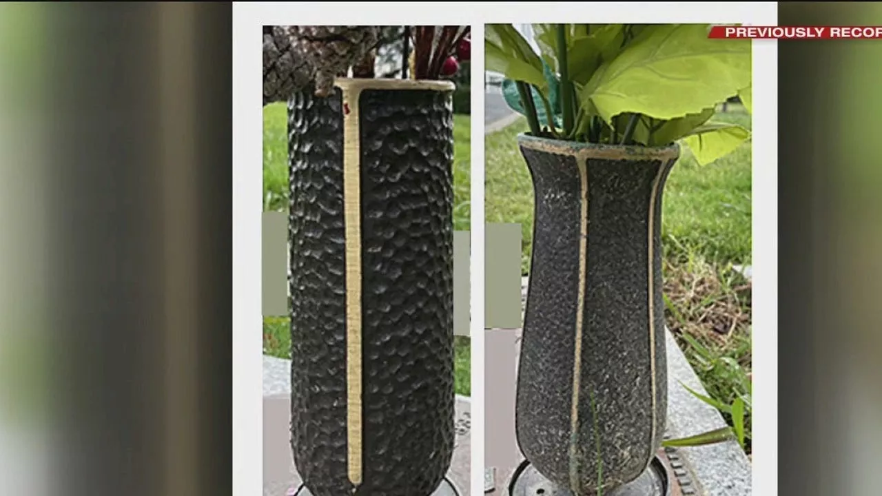 200 bronze vases stolen from East Bay cemetery