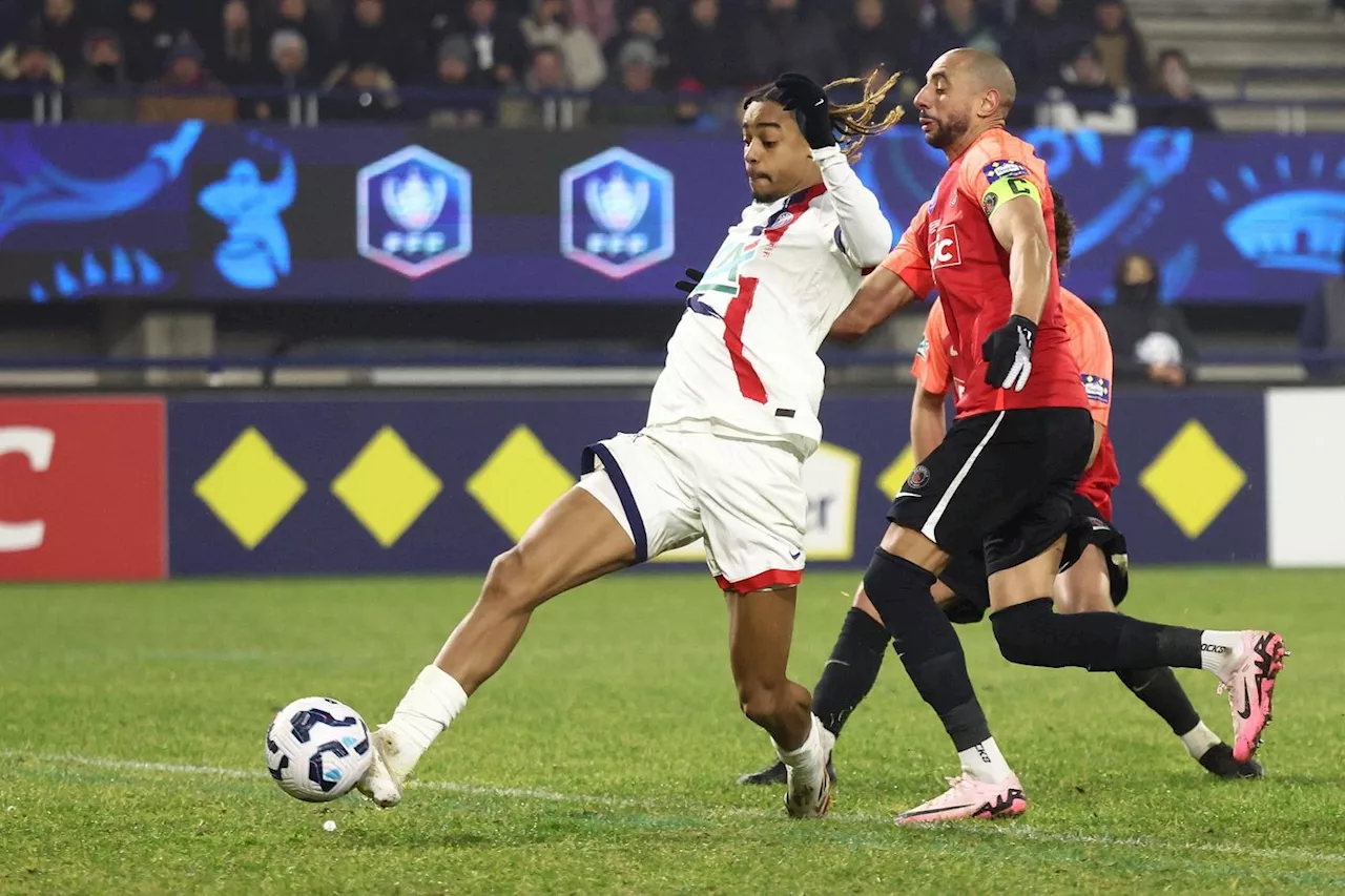 Coupe de France: le PSG, malmené par un club de National 3, s'en sort difficilement