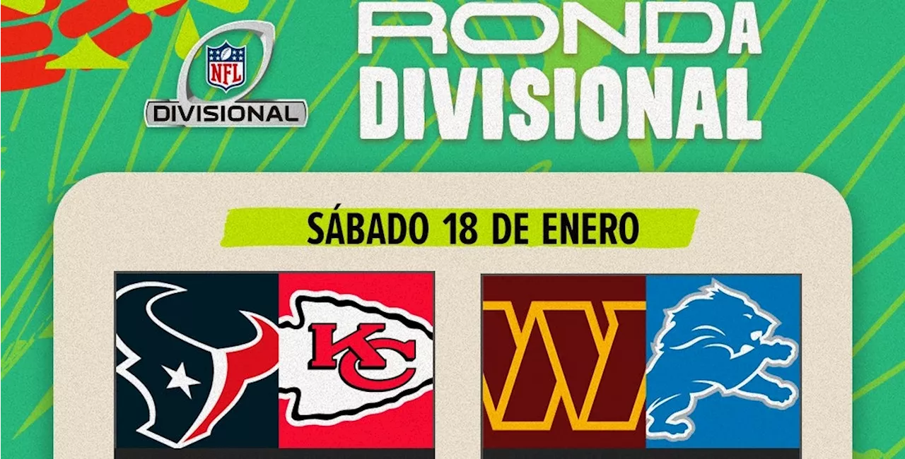 NFL: Partidos, fechas y horarios de la Ronda Divisional de Playoffs