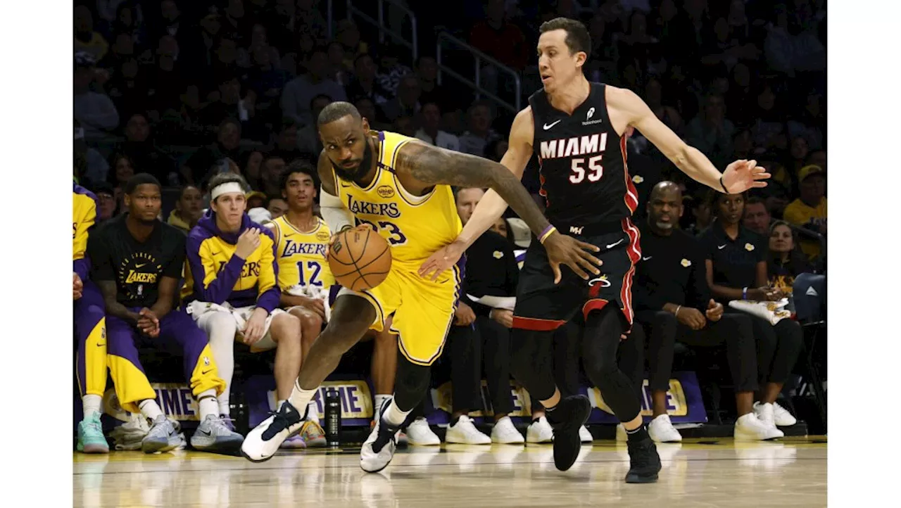 Lakers End Three-Game Skid With Defensive Surge Against Miami Heat