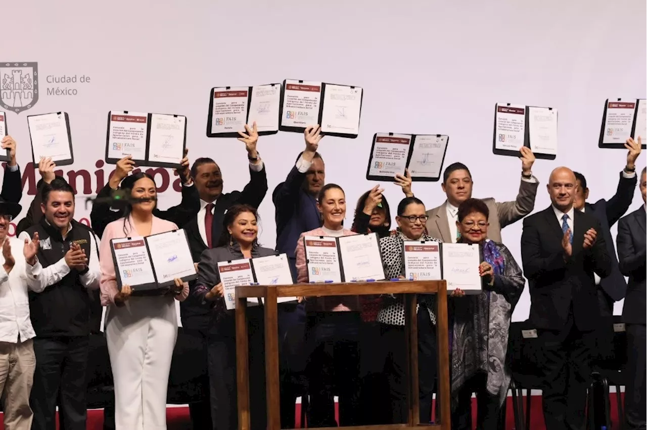 Sheinbaum aboga por la unidad y destaca la labor de los alcaldes en el Encuentro Nacional Municipal