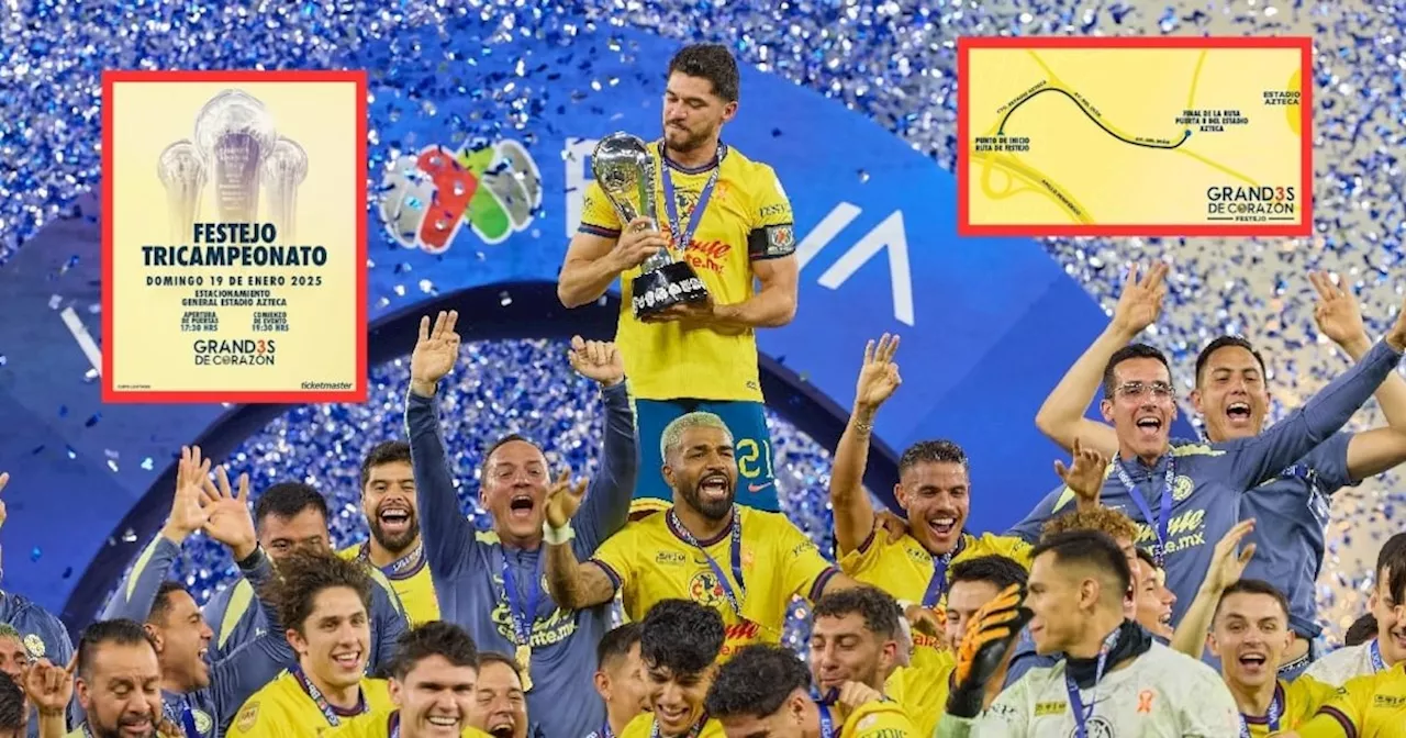 Club América Celebra Tricampeonato con Fiesta Inolvidable