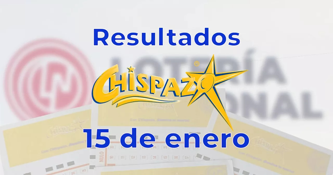 Resultados del Chispazo de este 15 de enero del 2025