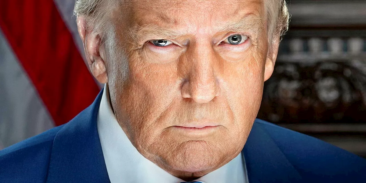 Le Nouveau Portrait Officiel de Donald Trump : Un Regard Plus Grave et Plus Sombre