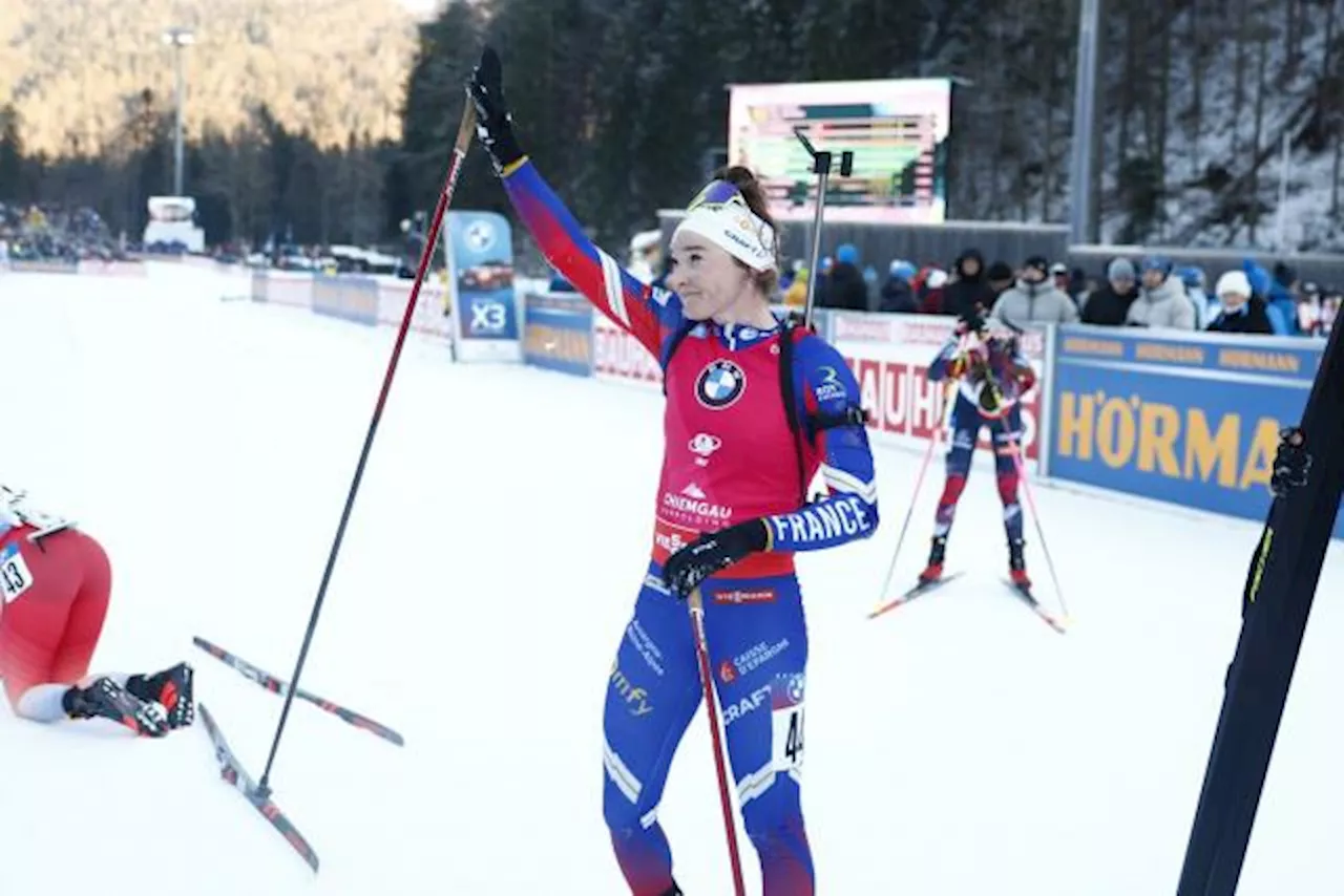 Lou Jeanmonnot domine l'individuel de Ruhpolding