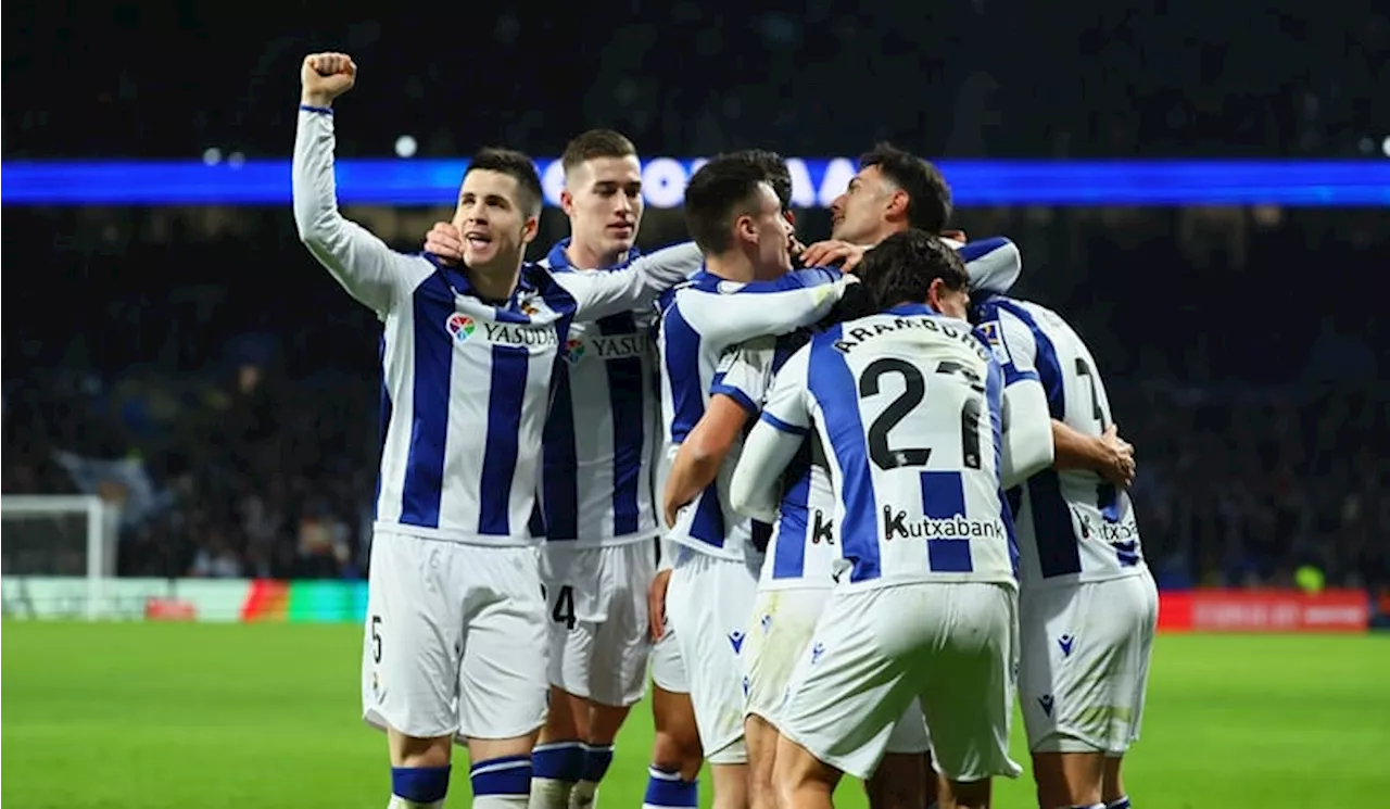 Real Sociedad Taklukkan Rayo Vallencano dan Raih Perempat Final Copa del Rey