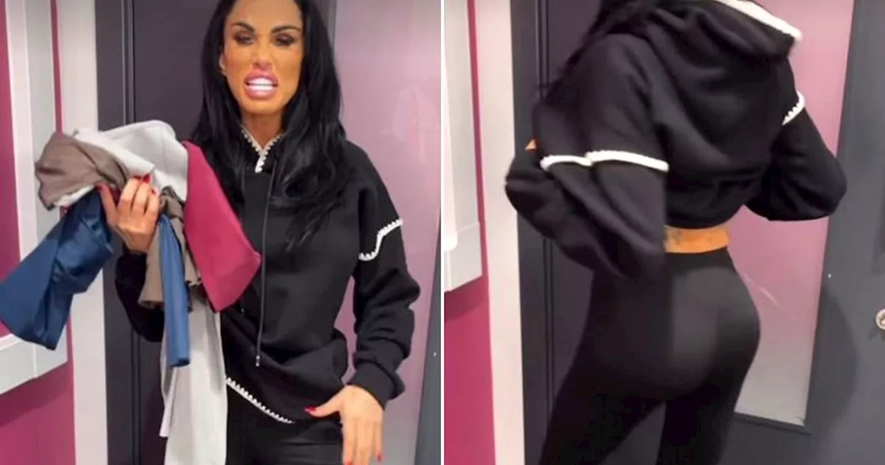 Katie Price reveals her 'saggy' bum and plans for more cosmetic surgery