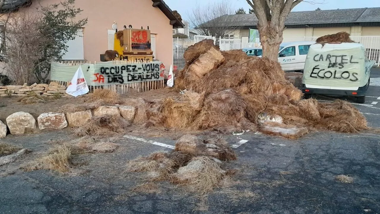 Agriculteurs en colère : une protestation devant les locaux de l'OFB