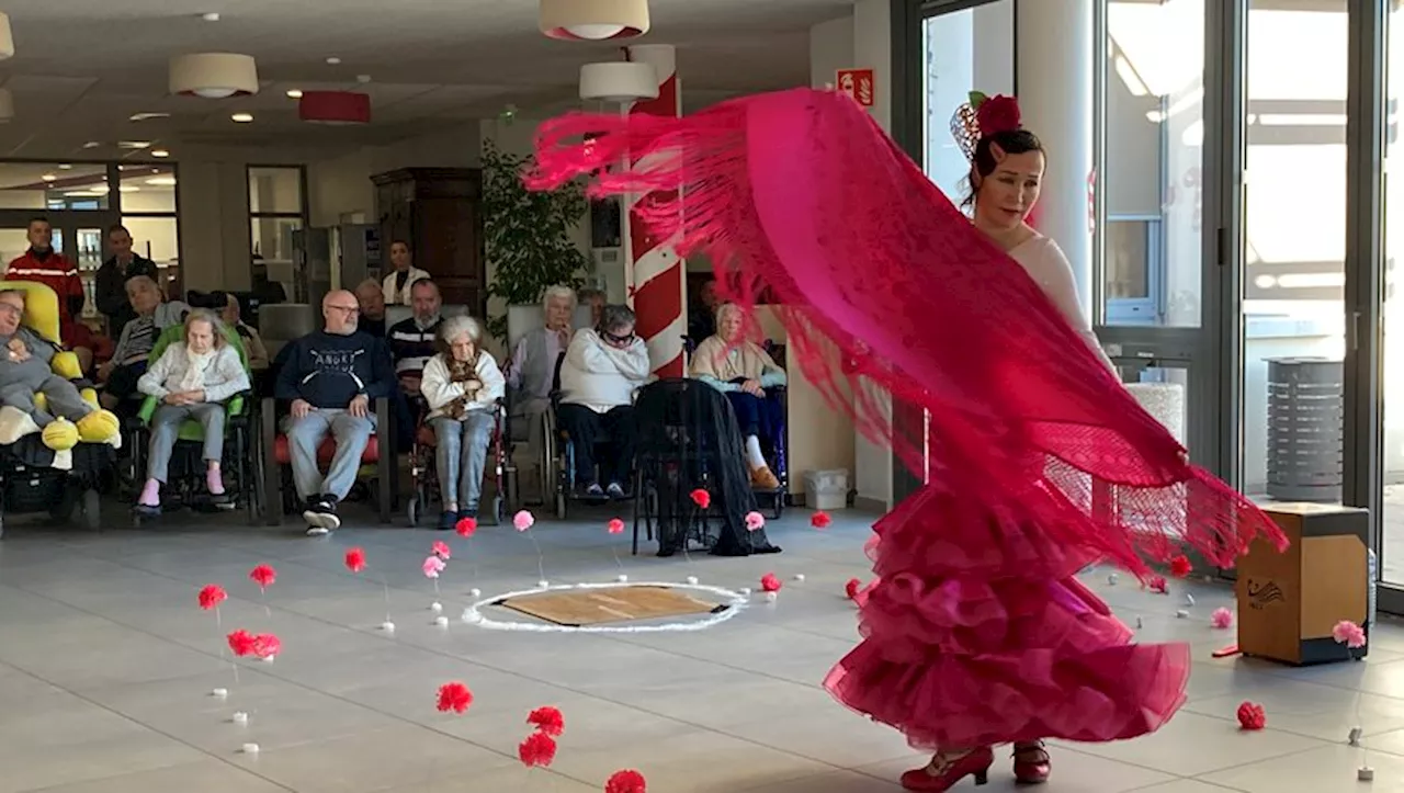 Chely la Torito, un flamenco d'espoir et de douceur, à l'Ehpad Serre-Cavalier