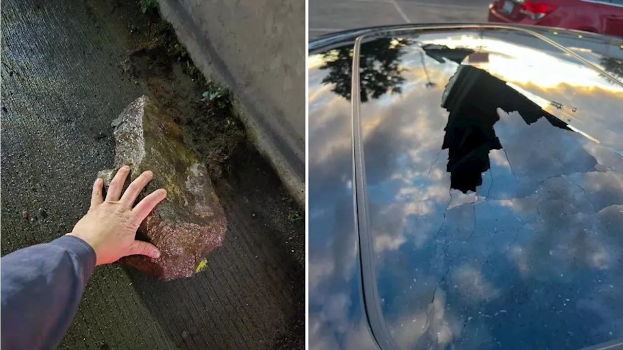 Rocks Thrown From Overpasses Cause Damage to Vehicles in Pierce County