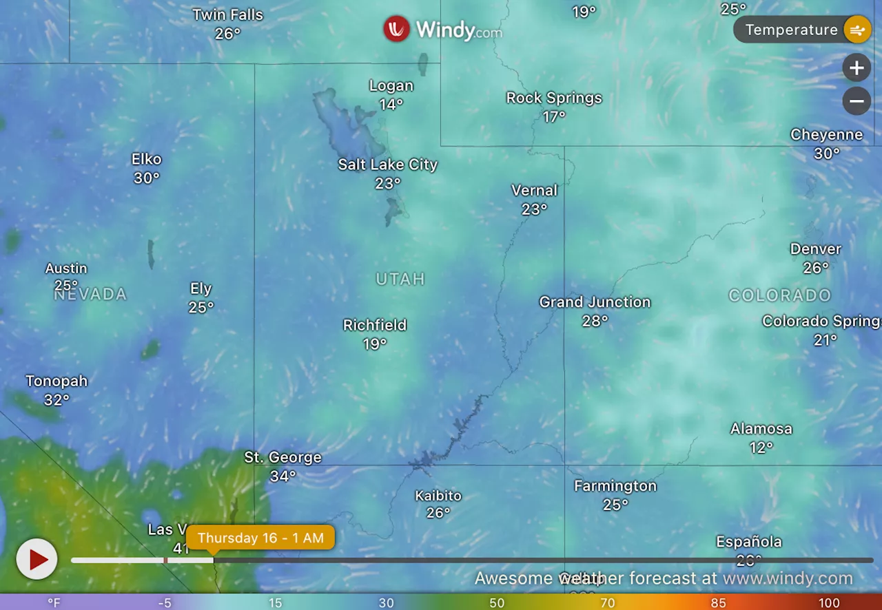 Utah Braces for Chilly Temperatures: Winter Weather Pattern Grips the State