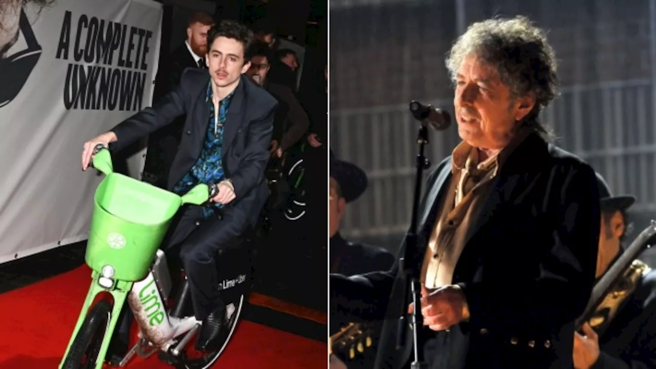 Timothée Chalamet fined $79 after riding bike to premiere, Bob Dylan joins TikTok with ban looming