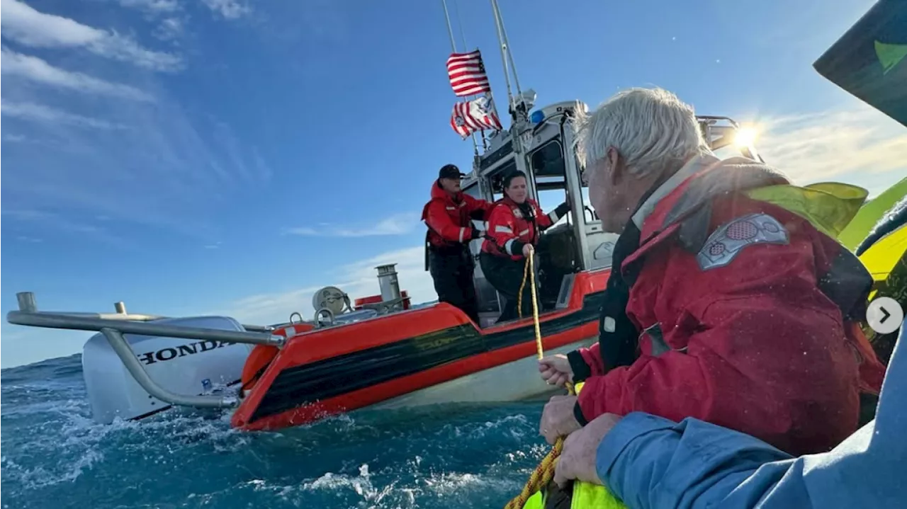 U.S. Coast Guard Rescues Six From Sinking Fishing Vessel