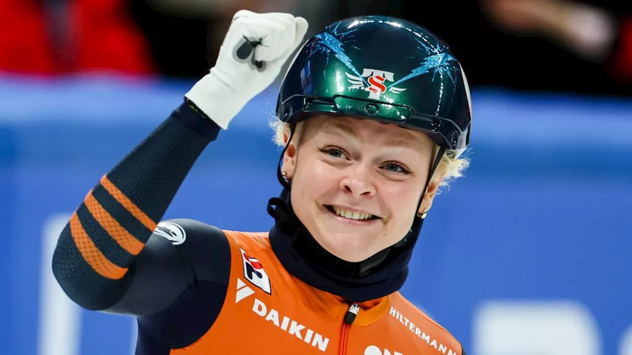 Xandra Velzeboer mist 500 meter op EK shorttrack