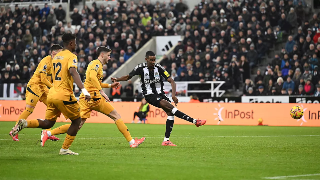 Newcastle United Dominate Wolves, Isak Scores Again