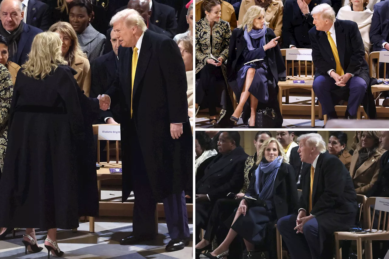 Jill Biden Reveals What Trump Said to Her at Notre Dame Reopening