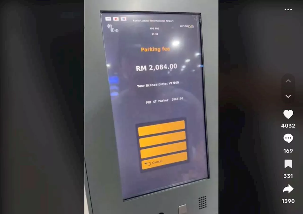 Parking Woes at Malaysian Airport: Preferential Parking Comes at a Hefty Price