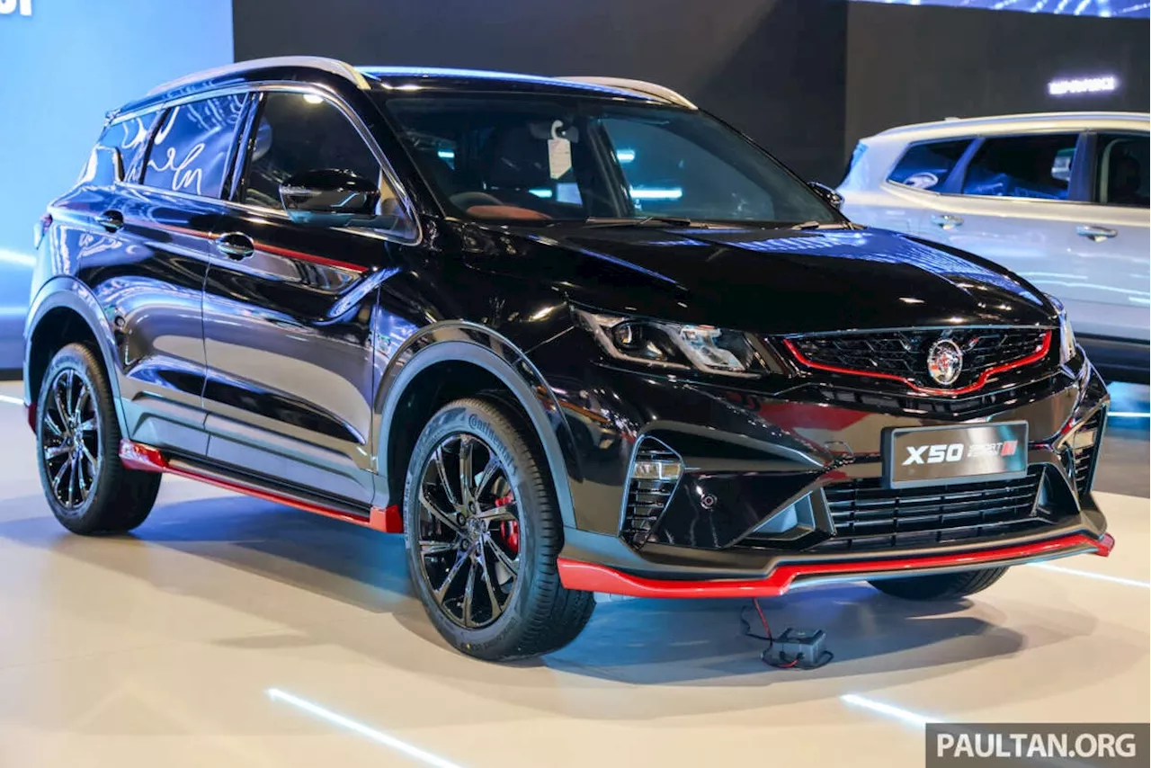 Proton X50 Sport Edition launched – black car, red bodykit, 1,000 units based on Premium; RM98,300