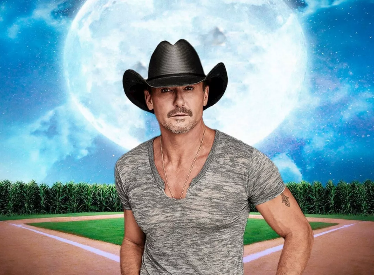 Tim McGraw to Headline Concert at 'Field of Dreams' Movie Site