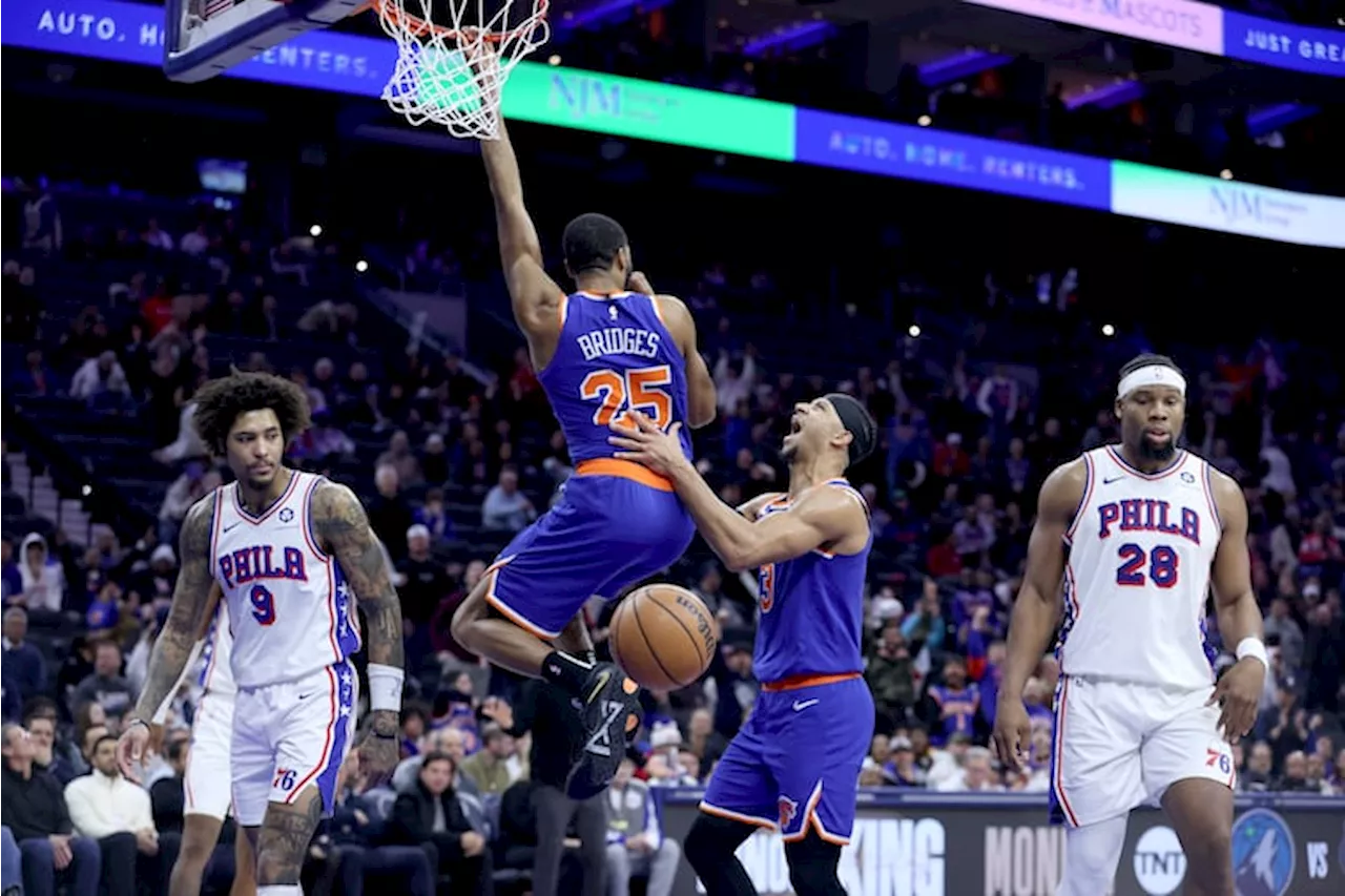 Brunson's Overtime Heroics Lead Knicks Past Sixers