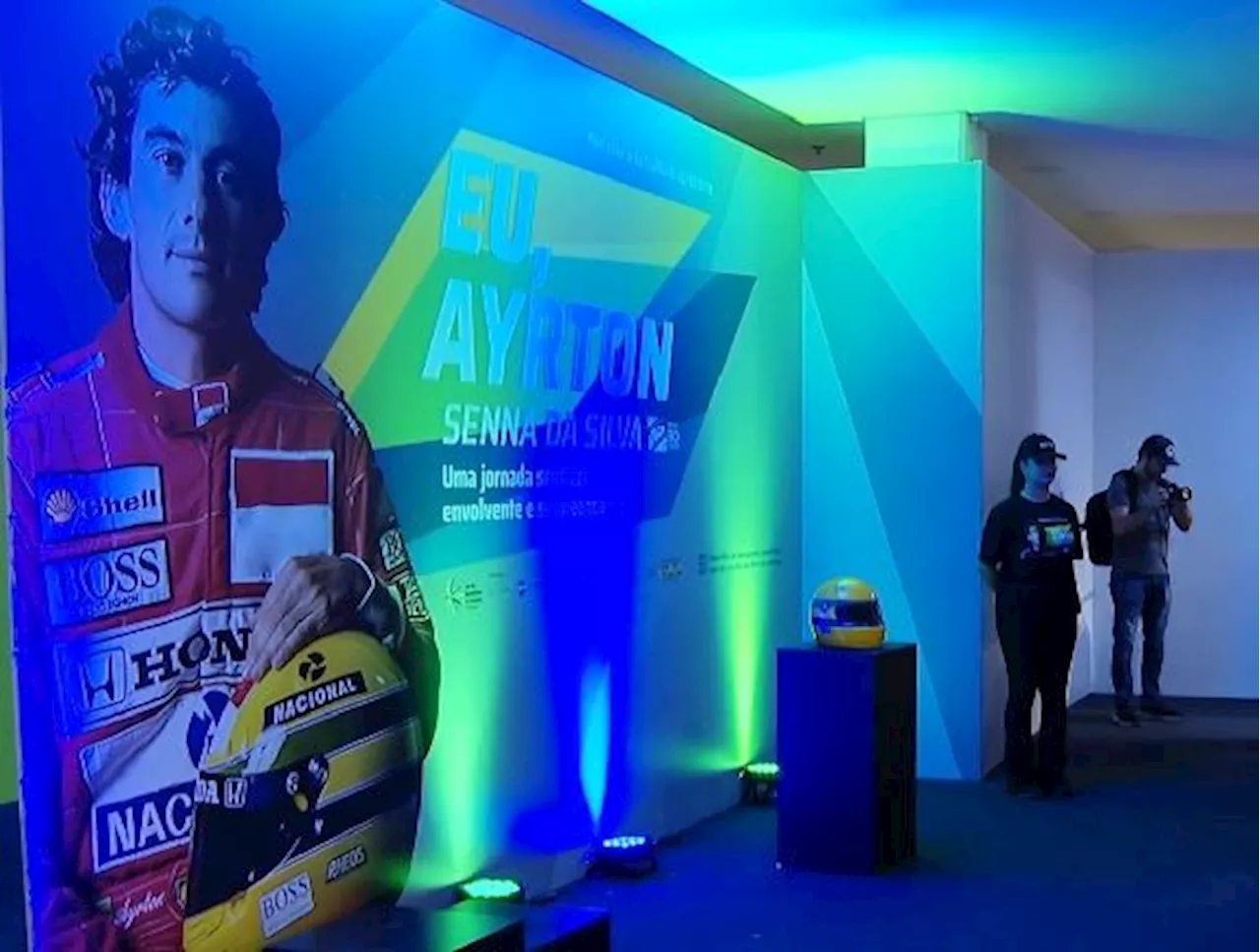 Exposição em São Paulo relembra trajetória de Ayrton Senna