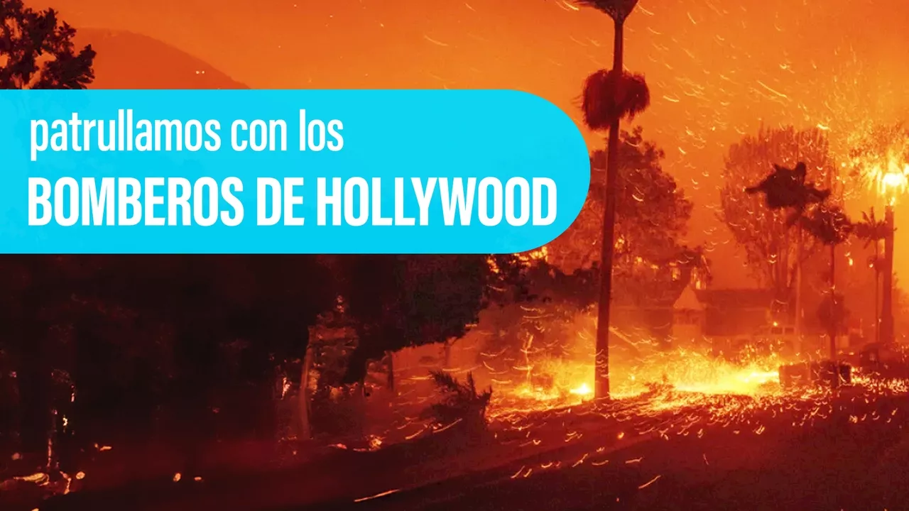 Bomberos de Hollywood Luchan sin Descanso contra Incendios en Los Ángeles