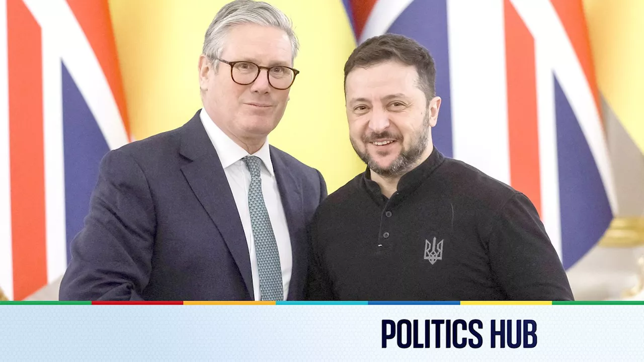 Politics latest: Russian attack during Starmer's visit 'a pretty big deal' - as Zelenskyy threatens response