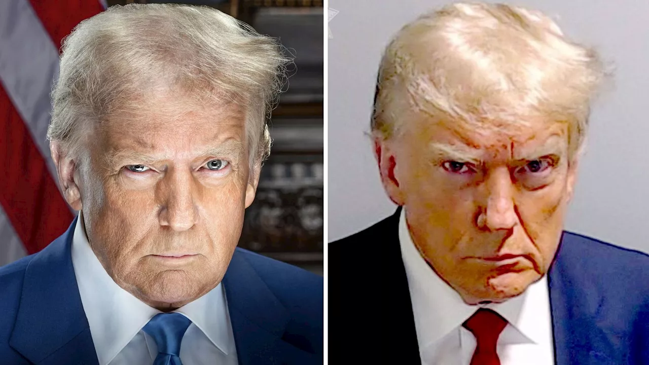 Trump's New Portrait Echoes Mugshot as He Prepares for Inauguration