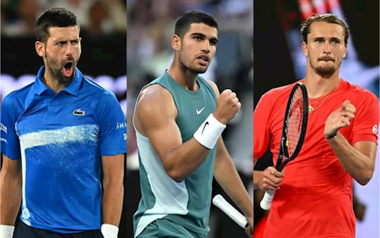 Australian Open, le partite di venerdì: in campo Djokovic, Alcaraz e Zverev