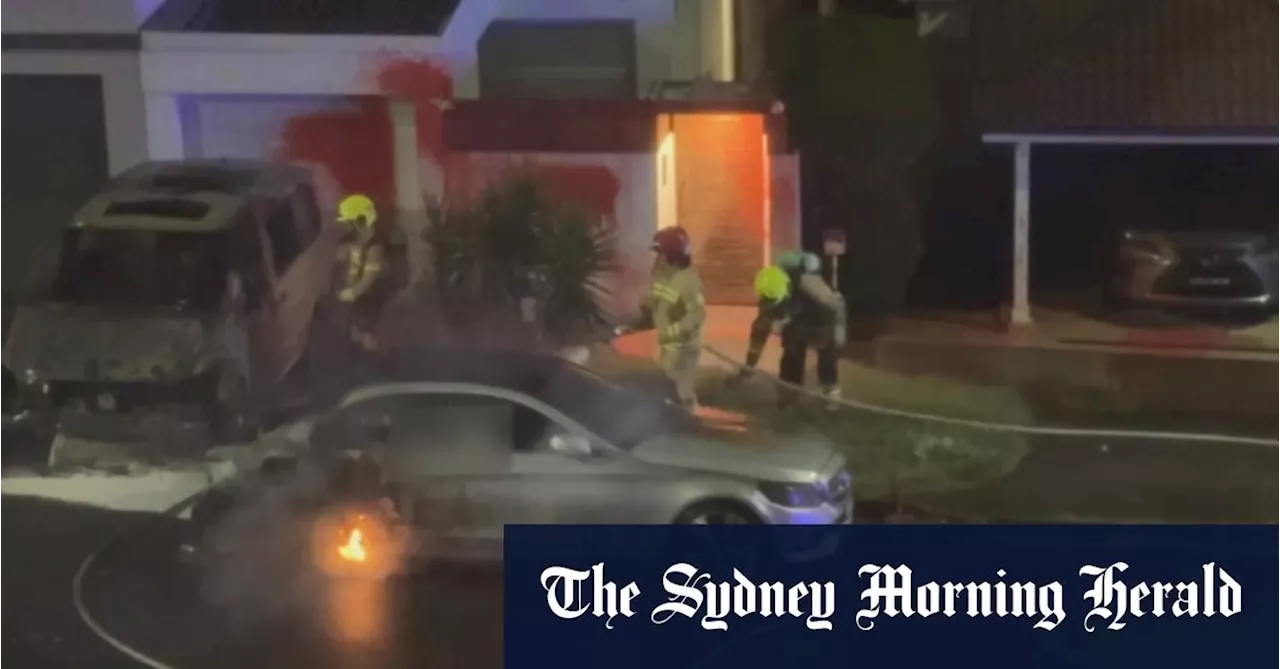 Cars torched, home targeted in Sydney eastern suburbs attack