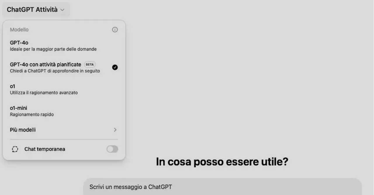 OpenAI svela Tasks: ChatGPT diventa uno strumento ancora più versatile