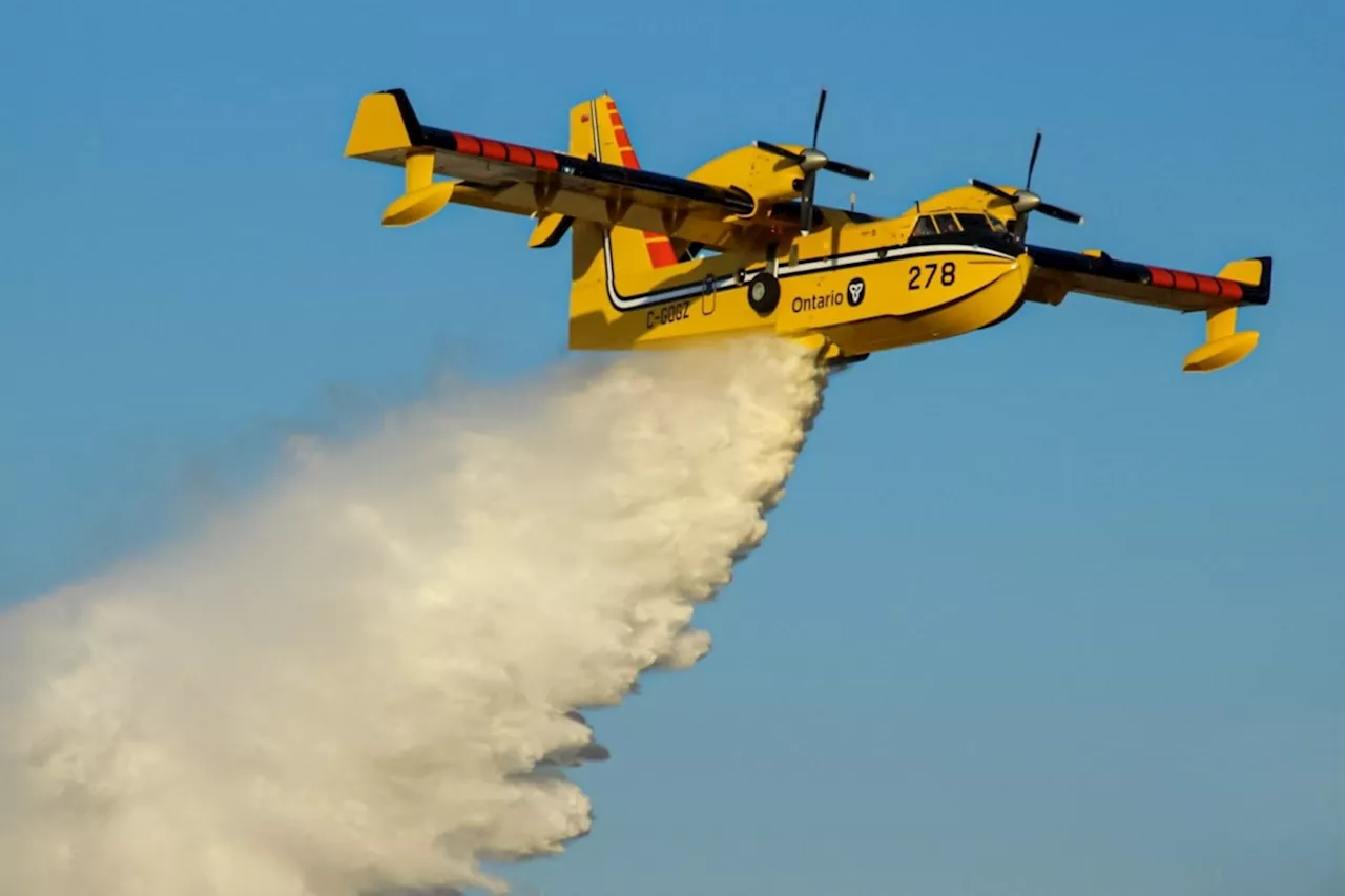 Ontario Waterbombers Headed to British Columbia for California Wildfires