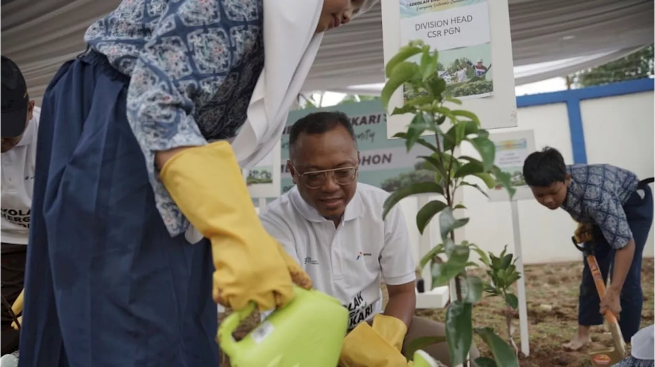 PGN dan Pertamina Gandeng SMPN 34 Depok dalam Program Sekolah Energizing Berkelanjutan