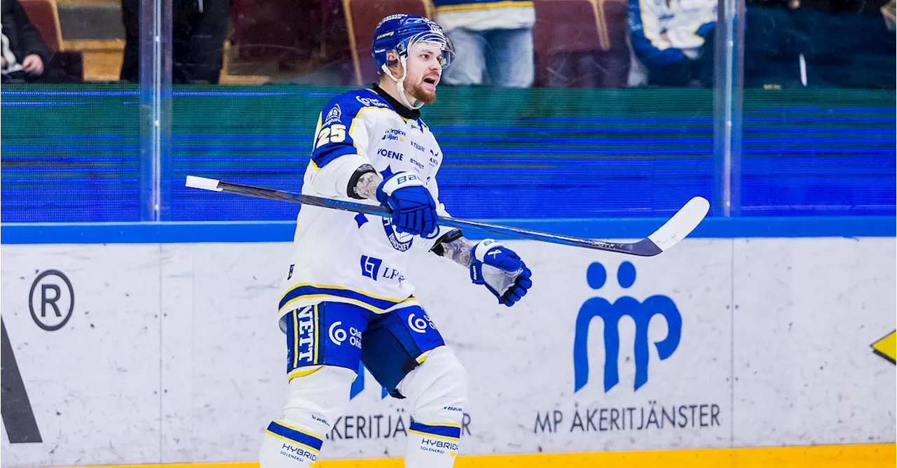 Ishockey: Lucas Elvenes succécomeback i Leksand: Inblandad i alla fem målen i segermatchen mot Örebro