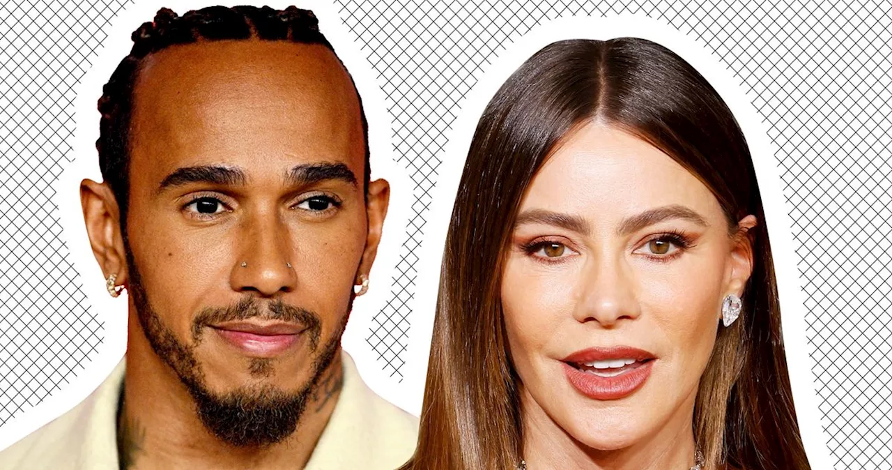 Sofia Vergara and Lewis Hamilton Enjoy a Two-Hour Lunch