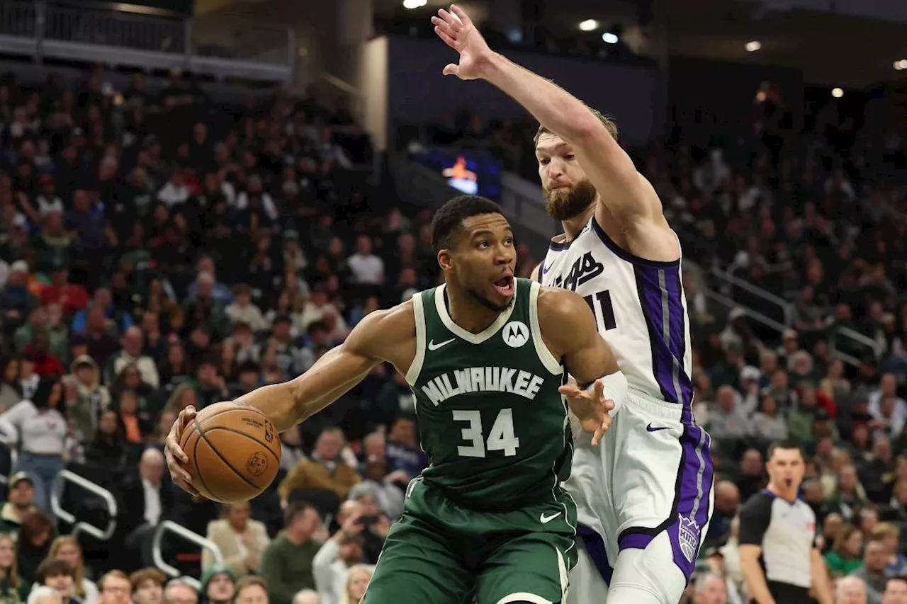 Antetokounmpo Powers Bucks Past Kings, Ending Sacramento's Win Streak