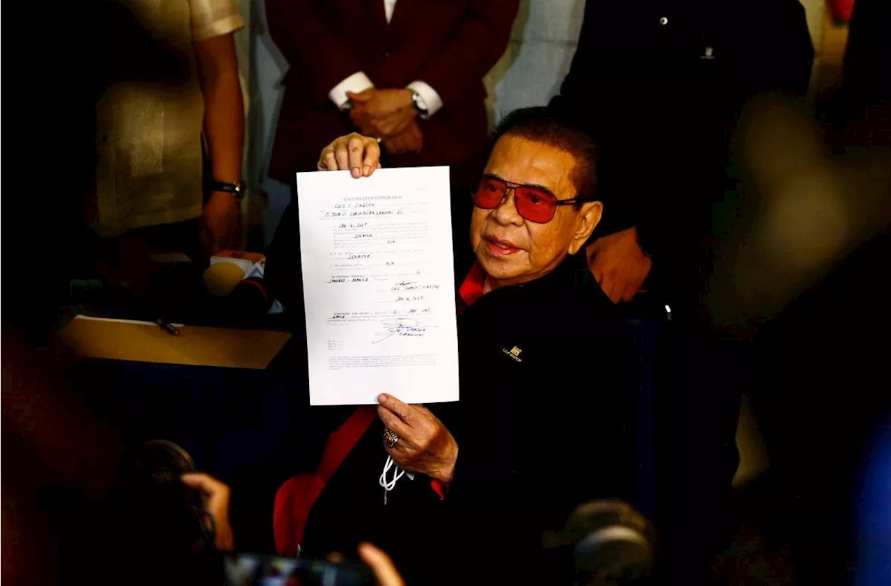 Chavit Singson drops out of senatorial race