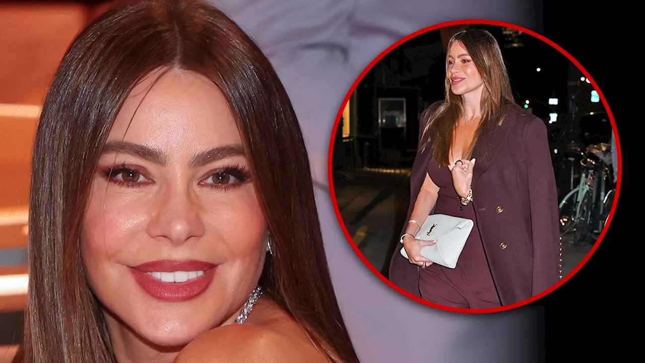 Sofia Vergara Shines Solo After Lewis Hamilton Lunch Date Rumors