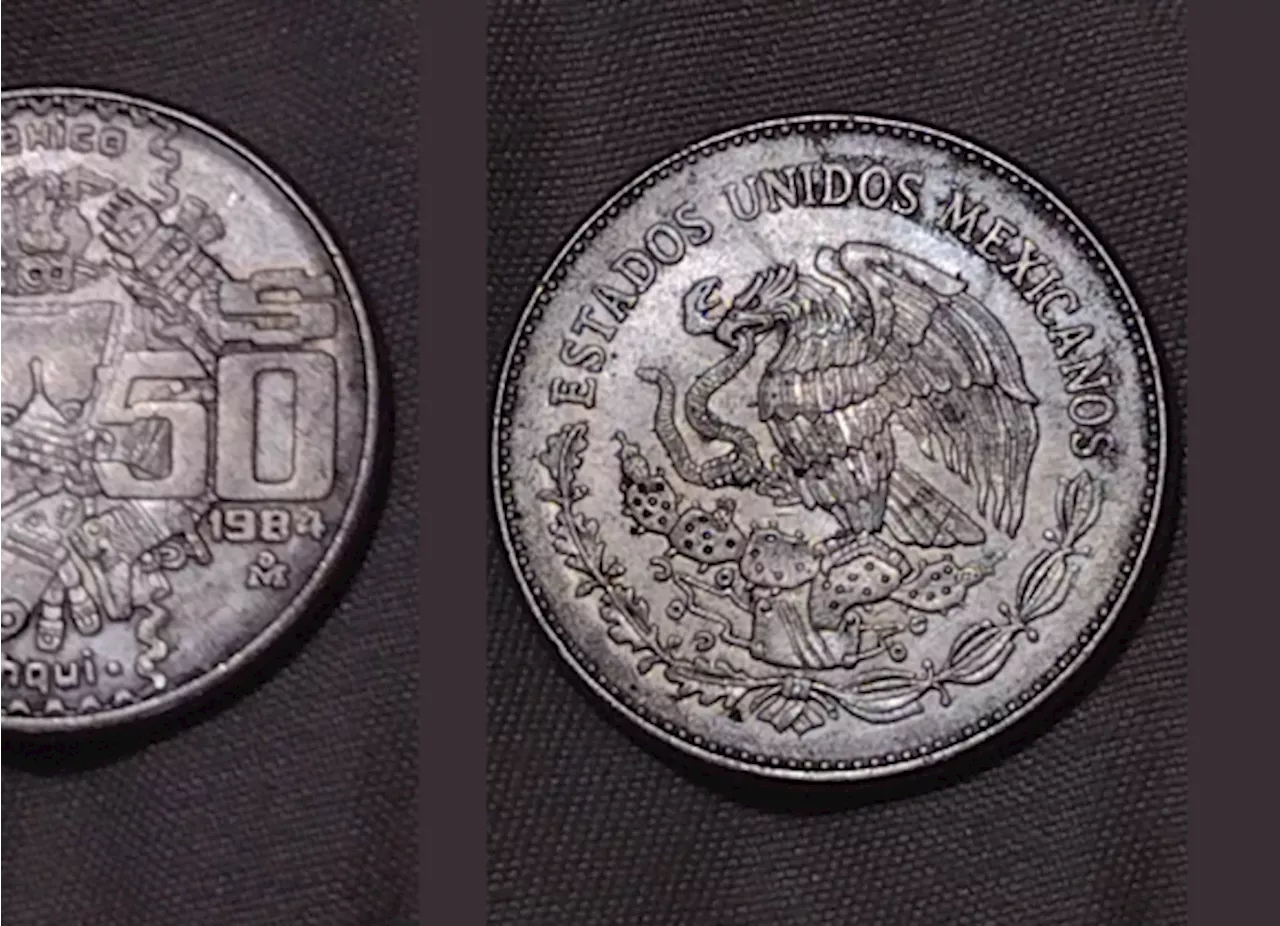 ¿Tienes esta moneda mexicana de $50 con la Diosa Azteca? ¡Se vende en 18 mil pesos!