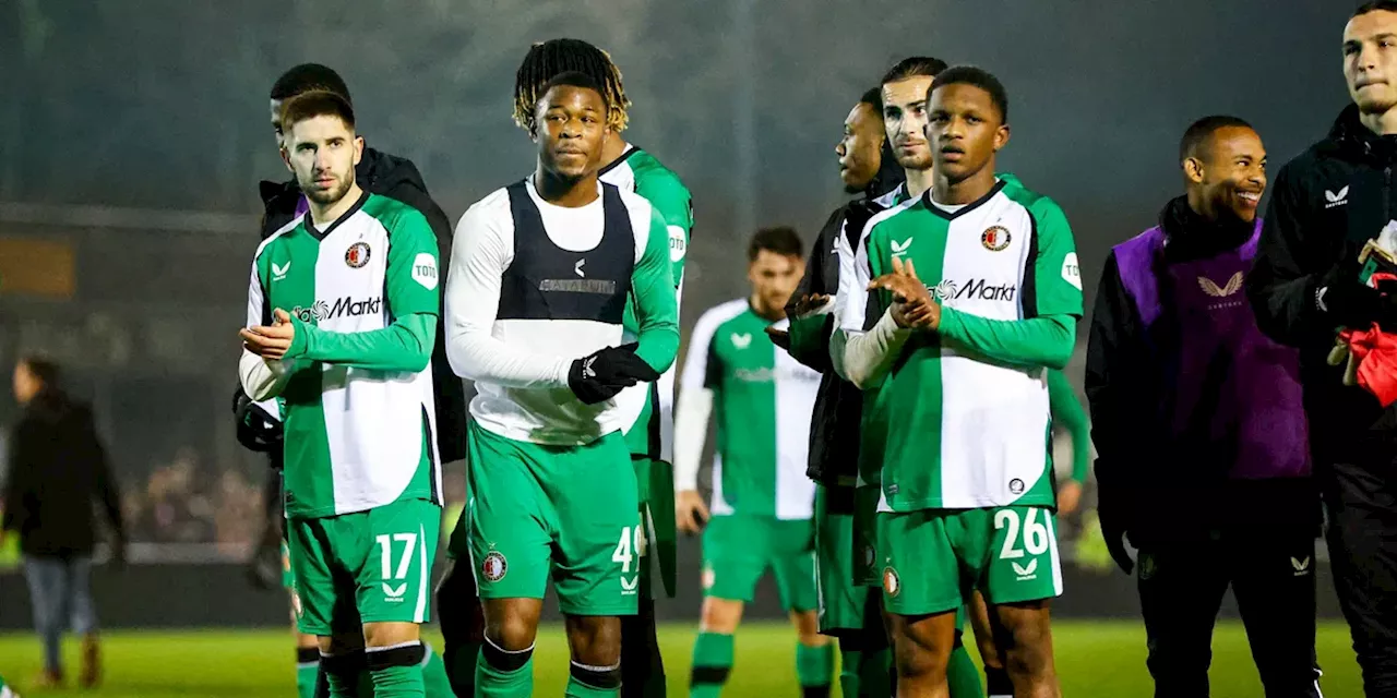 Feyenoord wint van Rijnsburgse Boys, maar wordt 'matig' beoordeeld