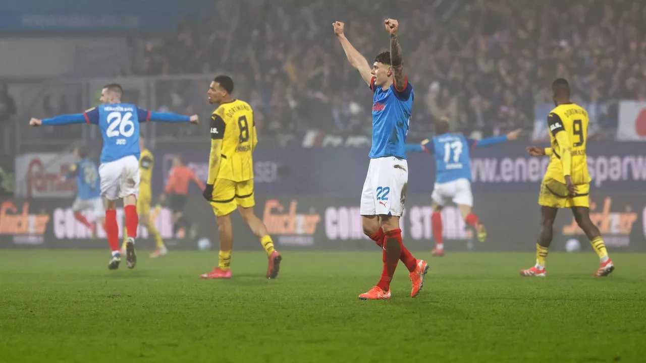 Holstein Kiel besiegt Borussia Dortmund mit 4:2 und führt den BVB in eine neue Krise